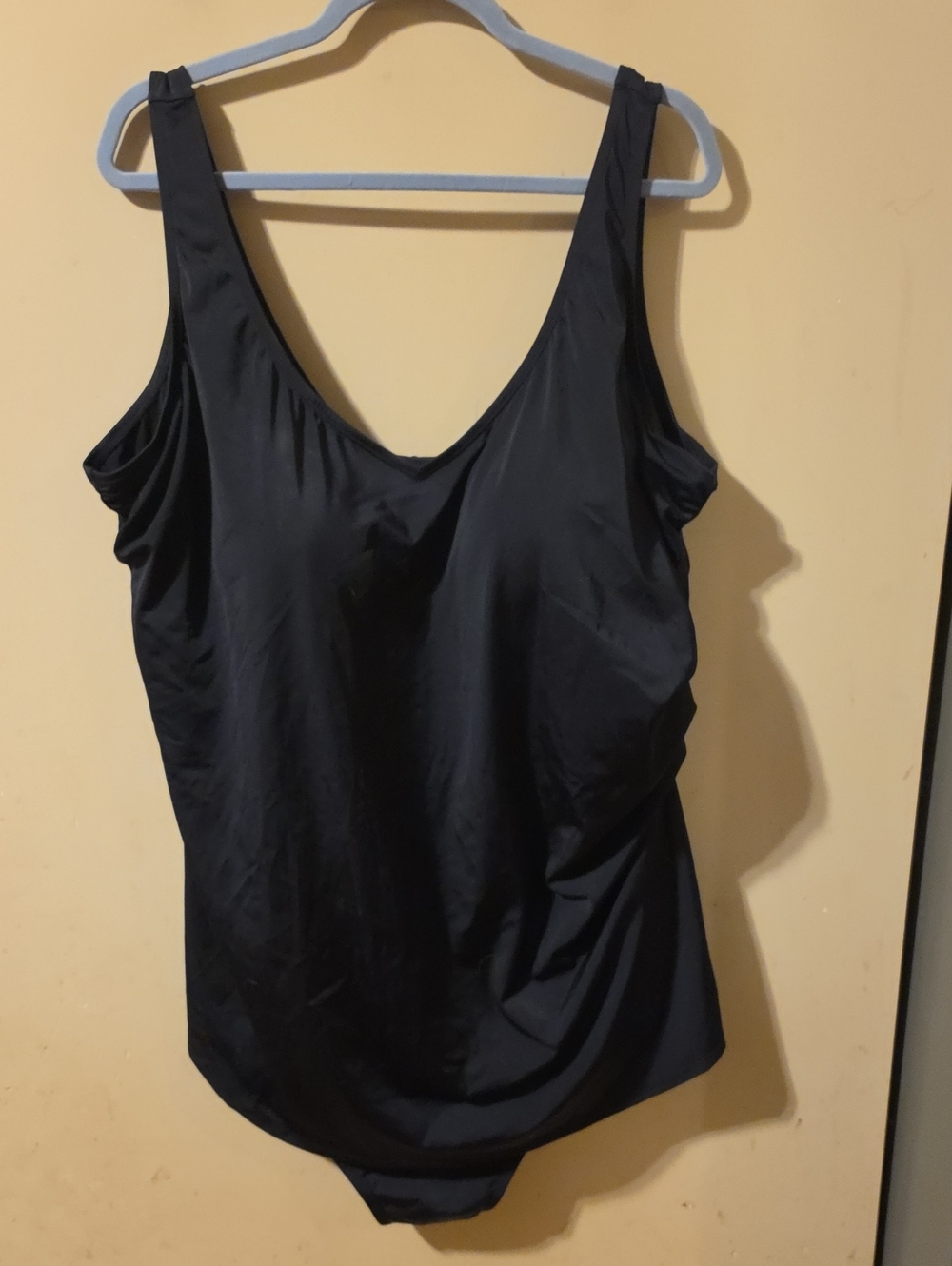 Swimsuits For All Navy and White Branded Tag